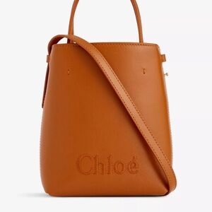 Chloe Sense mini leather cross-body bag